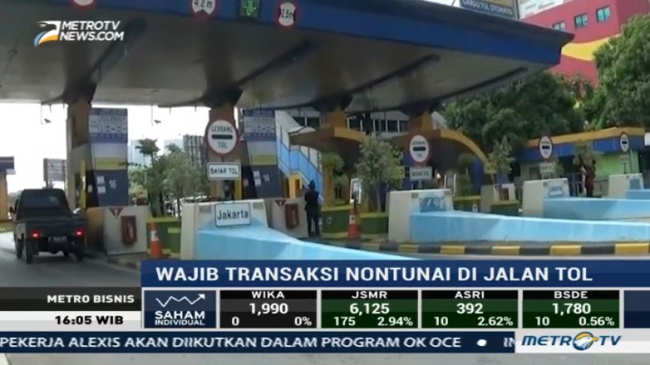 466 Gerbang Tol Telah Terapkan Transaksi Nontunai