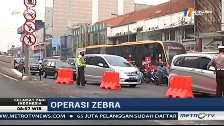 Polisi Gelar Operasi Zebra Mulai Hari Ini