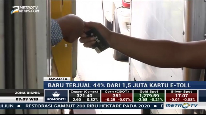 Penjualan Kartu e-Toll Diskon Diperpanjang