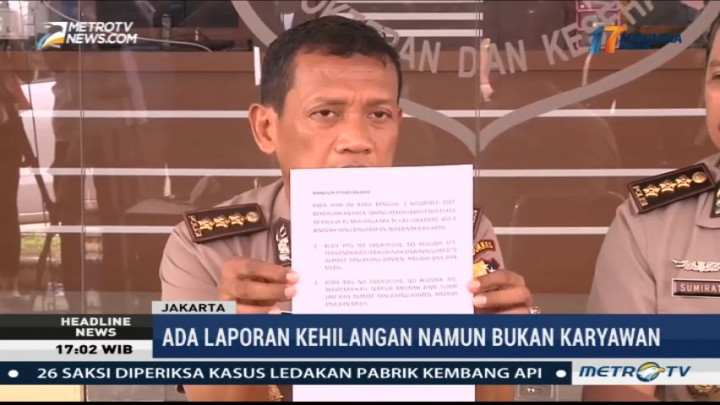 Polri Terima 50 Data Antemortem Keluarga Korban Ledakan Pabrik Kembang Api