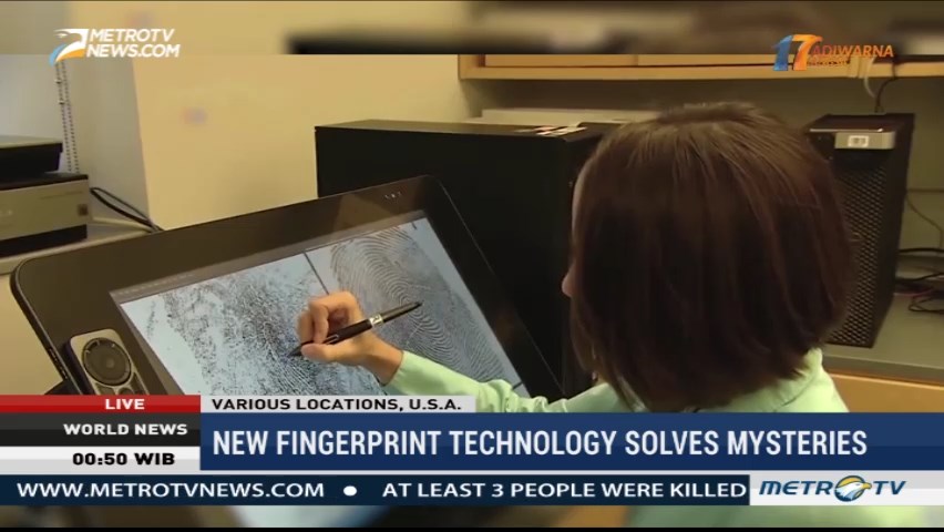 New Fingerprint Technology Sloves Mysteries