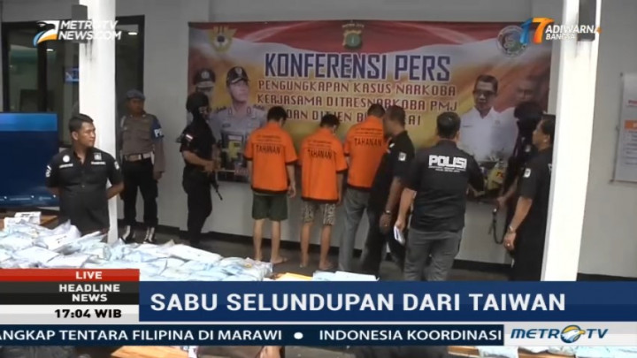 Polisi Gagalkan Penyelundupan 86 Kg Sabu dalam Mesin Forklift