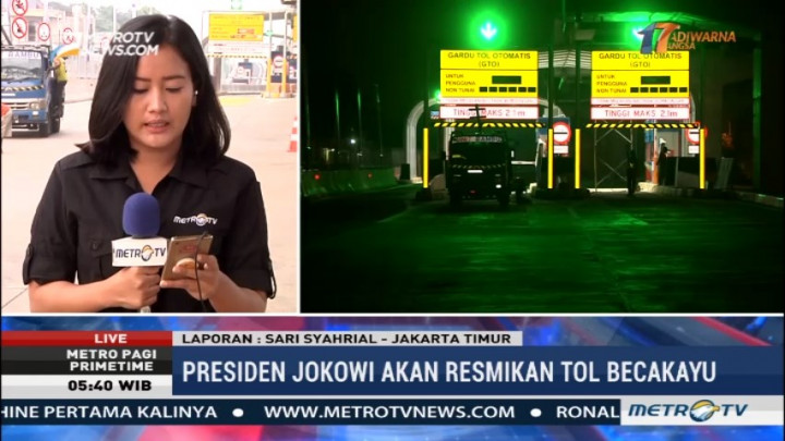 Jokowi akan Resmikan Tol Becakayu