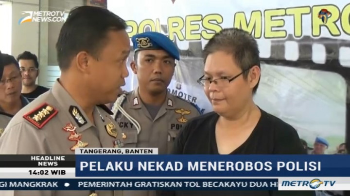 Pengemudi Mobil Penerobos Operasi Zebra di Tangerang Diancam Pasal Berlapis