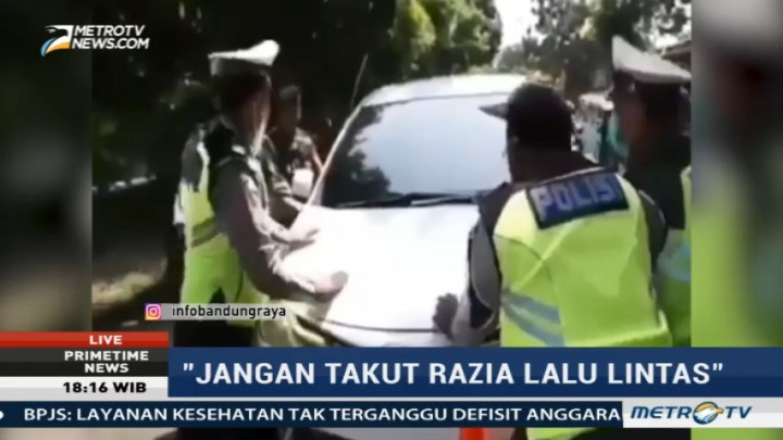 Pengemudi Mobil Penerobos Operasi Zebra Tak Punya SIM & STNK