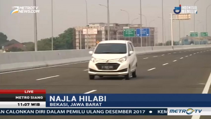 Usai Diresmikan, Warga Antusias Mencoba Tol Becakayu