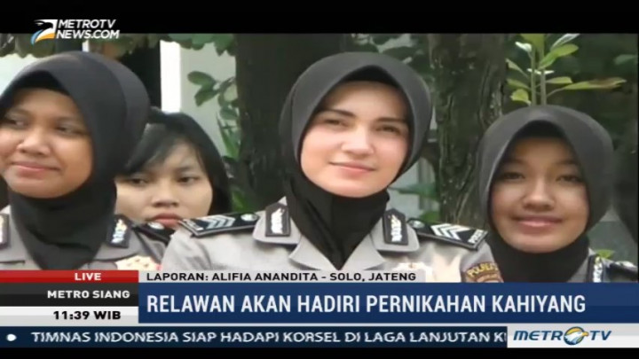 Ribuan Relawan Jokowi akan Hadiri Pernikahan Kahiyang-Bobby