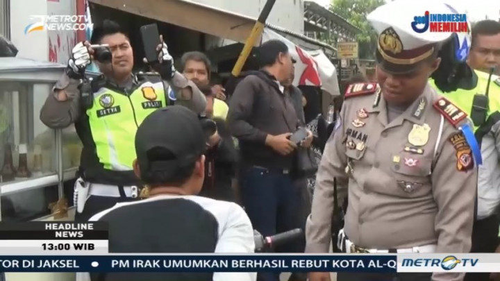 Ratusan Kendaraan Terjaring Operasi Zebra di Karawang