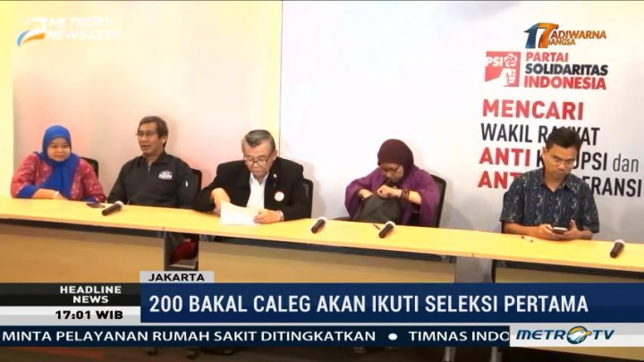 PSI Libatkan Tokoh untuk Seleksi Bakal Caleg