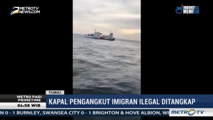 Turki Tangkap Kapal Pengangkut Imigran Ilegal