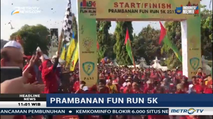Ribuan Peserta Ramaikan Prambanan Fun Run 5 Km