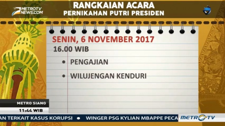 Rangkaian Acara Pernikahan Kahiyang-Bobby