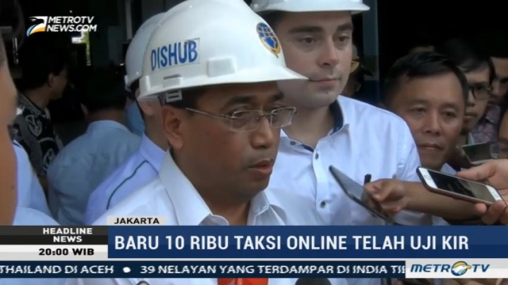 10 Ribu Taksi Online di Jakarta Telah Uji KIR