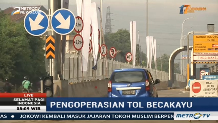 Arus Lalin di Tol Becakayu Terpantau Lengang