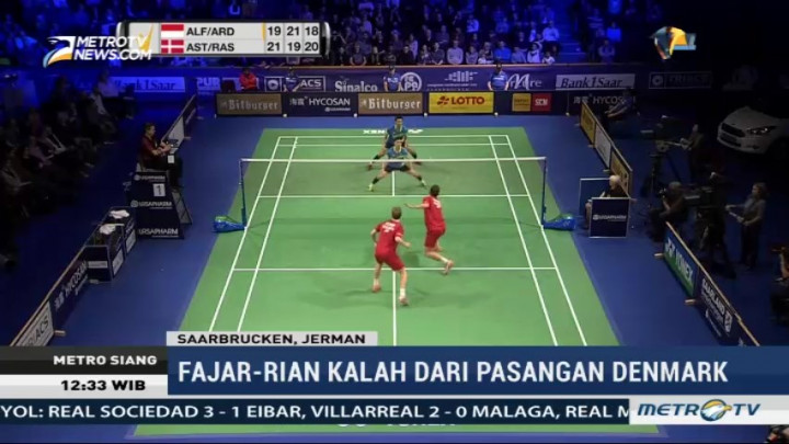 Final Bitburger Open, Fajar/Rian Takluk dari Pasangan Denmark