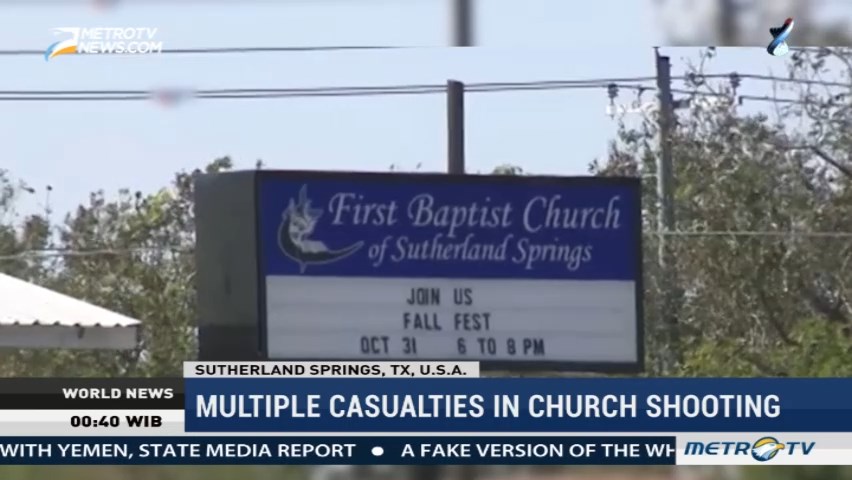 Multiple Casualties in Texas Church Shooting