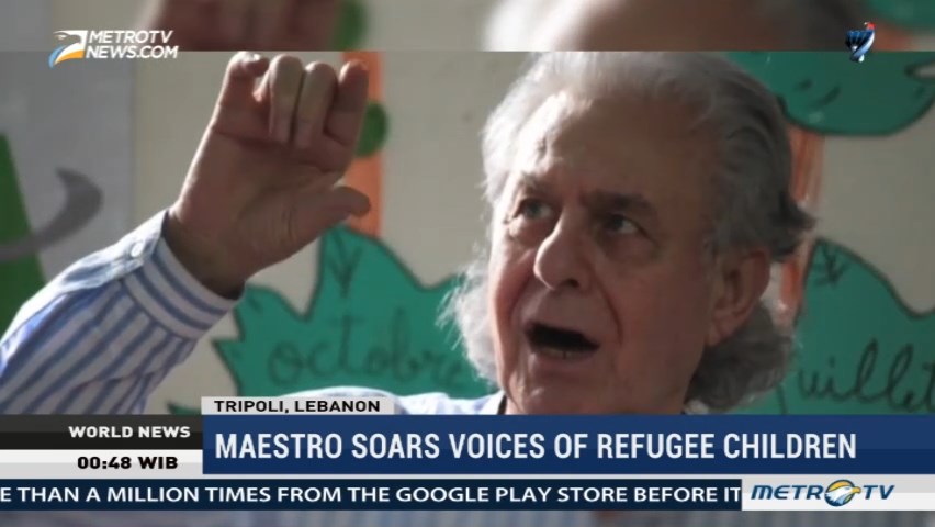 Maestro Soars Voices of Refugee Children