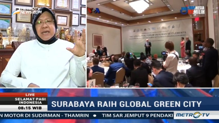 Surabaya Raih Penghargaan Global Green City