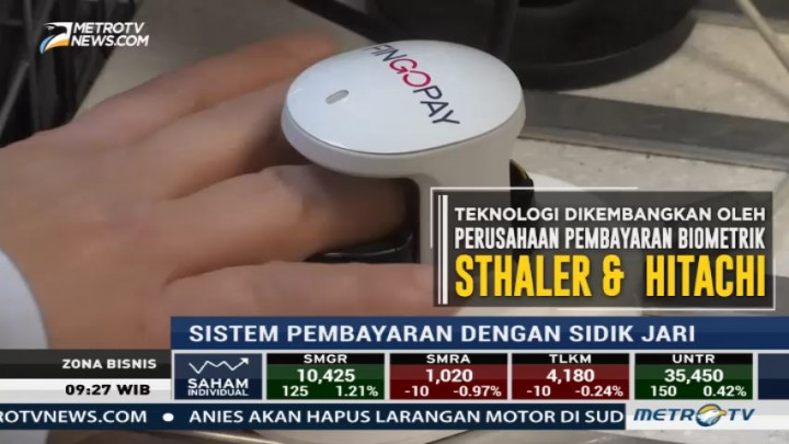 Minimarket Ini Terapkan Sistem Pembayaran dengan Sidik Jari