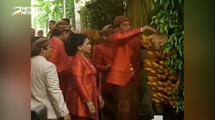 Bleketepe Terpasang, Prosesi Pernikahan Putri Jokowi Dimulai