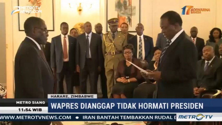 Dianggap Tak Loyal, Wakil Presiden Zimbabwe Dipecat