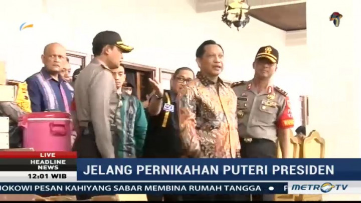 Petugas Keamanan Pernikahan Kahiyang-Bobby Dilarang Gunakan Peluru Tajam