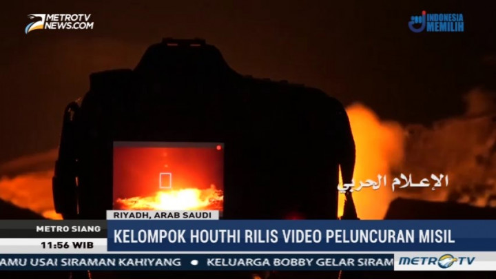 Houthi Rilis Video Penembakan Misil ke Bandara Riyadh