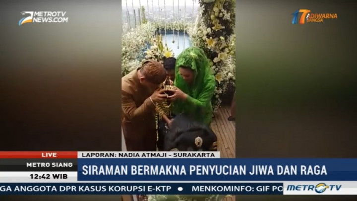 Bobby Nasution Selesai Jalani Prosesi Siraman