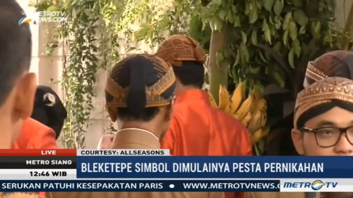 Bleketepe Simbol Dimulainya Pesta Pernikahan