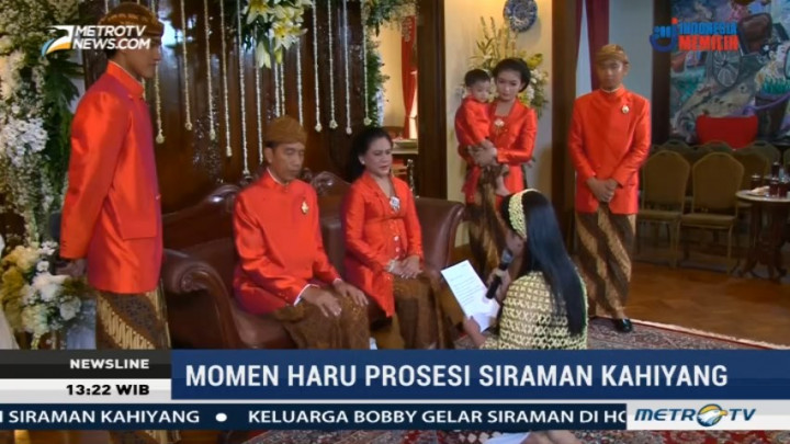 Momen Haru Prosesi Siraman Kahiyang