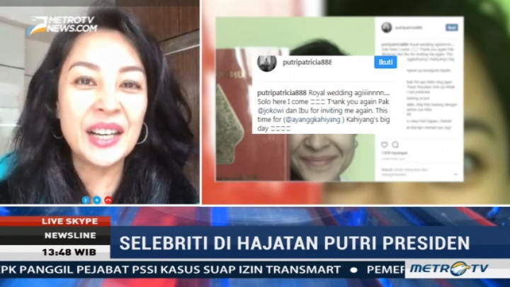 Selebriti di Hajatan Putri Presiden