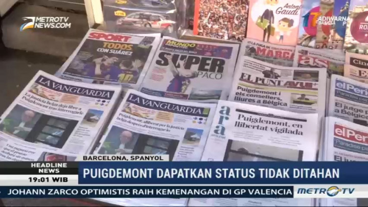 Pemimpin Catalonia Bebas Bersyarat