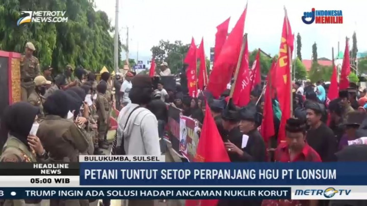 Petani di Bulukumba HGU PT Lonsum Tak Diperpanjang
