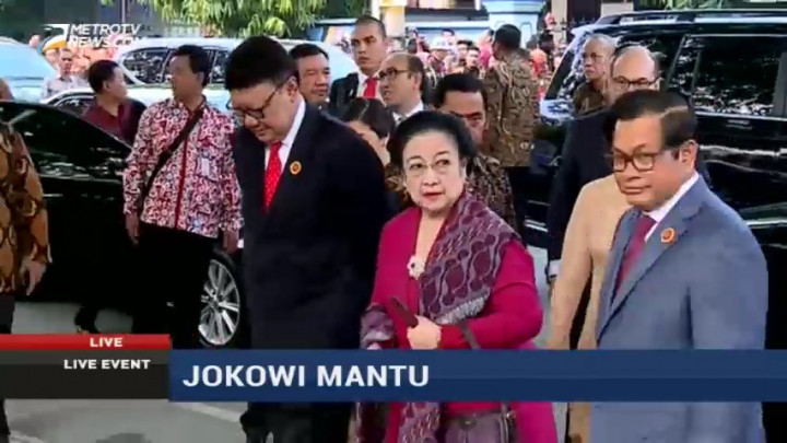 Megawati Tiba di Lokasi Ijab Kabul Kahiyang & Bobby