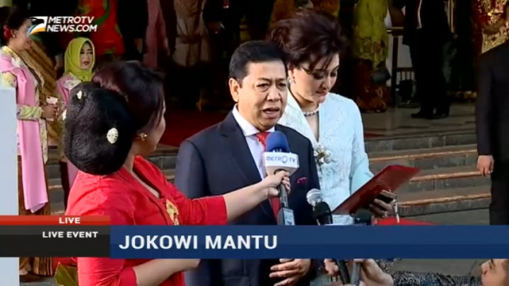 Setnov Doakan Kahiyang-Bobby Cepat Punya Momongan