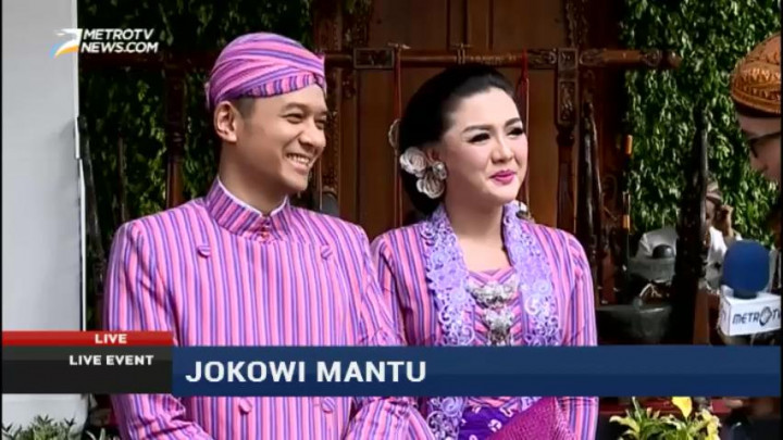 Sederet Selebriti Hadiri Pernikahan Kahiyang-Bobby