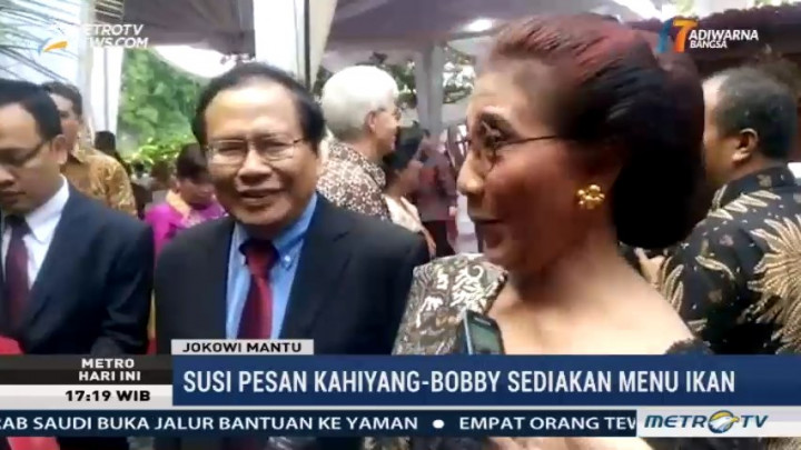 Menteri Susi Ingatkan Kahiyang-Bobby Selalu Makan Ikan