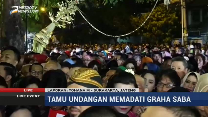 Tamu Resepsi Kahiyang-Bobby Membeludak