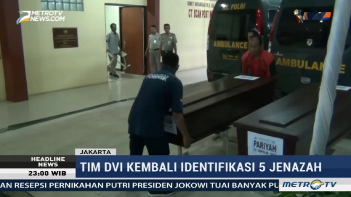 Tim DVI Kembali Identifikasi Lima Jenazah Korban Ledakan Pabrik Kembang Api
