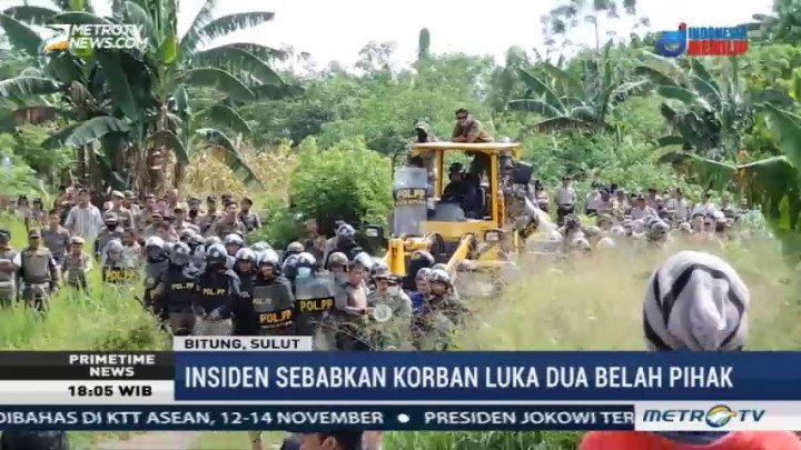 Pembebasan Lahan di Masata Diwarnai Bentrok Warga dan Satpol PP
