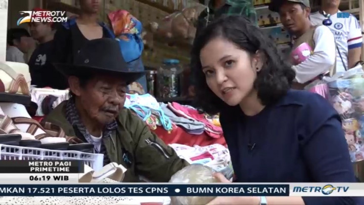 Potret Trotoar di Sekitar Stasiun Tanah Abang