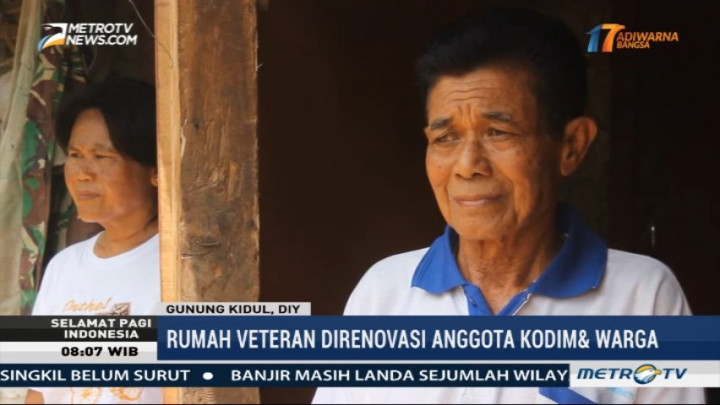 Hari Pahlawan, 9 Veteran di Gunungkidul Terima Bantuan Bedah Rumah