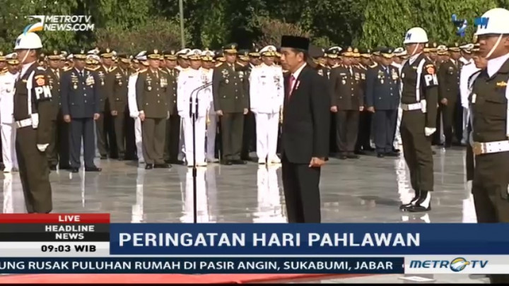 Peringatan Hari Pahlawan Usung Tema Perkokoh Persatuan untuk Membangun Negeri