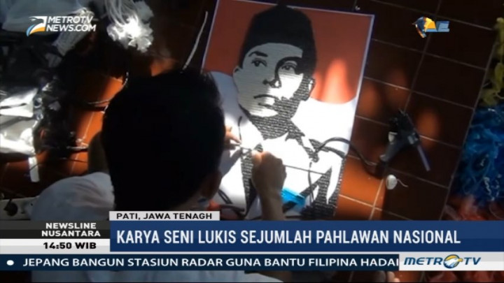 Menyulap Sampah Plastik Jadi Karya Seni Lukis