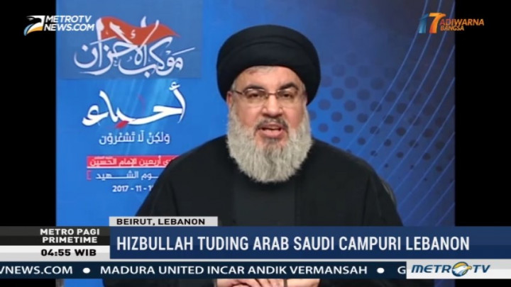 Pemimpin Hizbullah Tuding Arab Saudi Tahan Mantan PM Lebanon