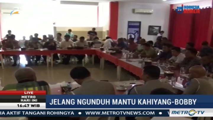 Panitia Gelar Rapat Pengamanan Acara Ngunduh Mantu Bobby-Kahiyang