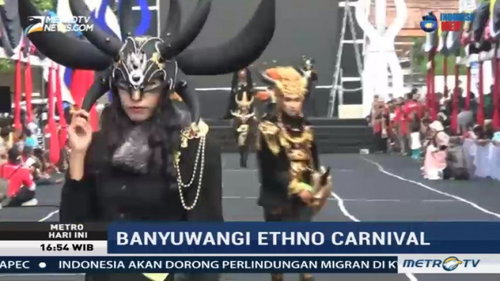 Banyuwangi Ethno Carnival Tampilkan Busana yang Mengusung Kearifan Lokal