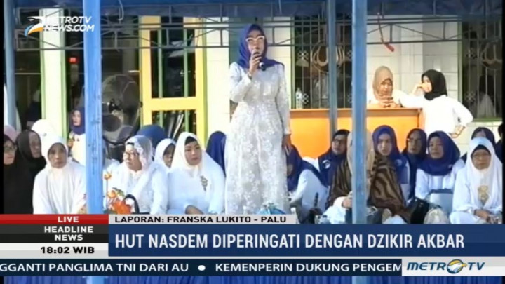 Peringati Hari Jadi ke-6, NasDem Gelar Tablig Akbar di Palu