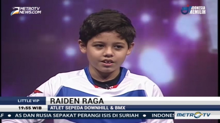 Raiden Raga, Atlet Sepeda Cilik Berprestasi