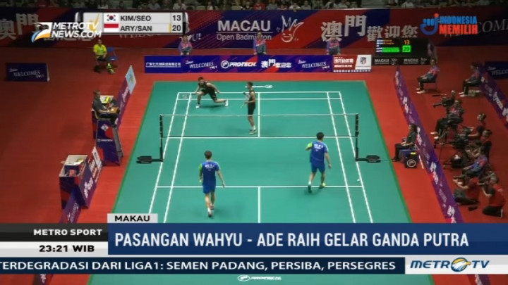 Ganda Putra Indonesia Raih Gelar di Makau Terbuka